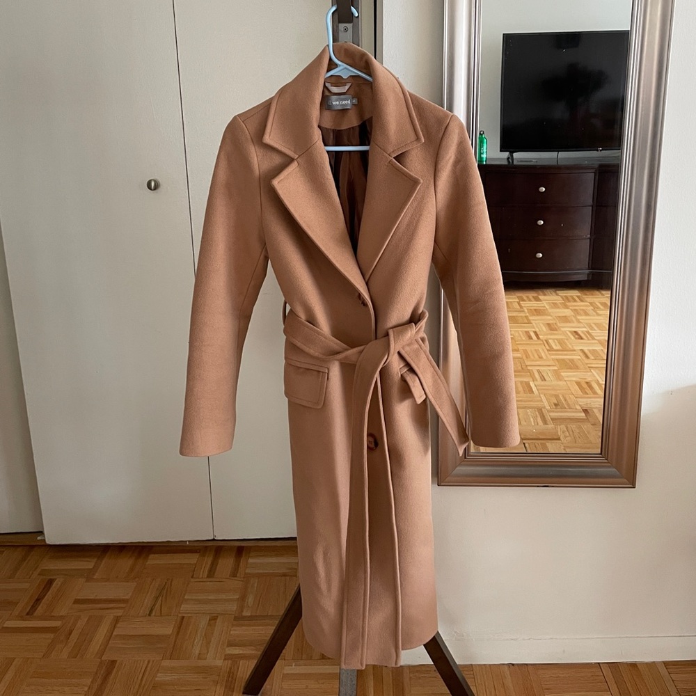 Wool coat beige